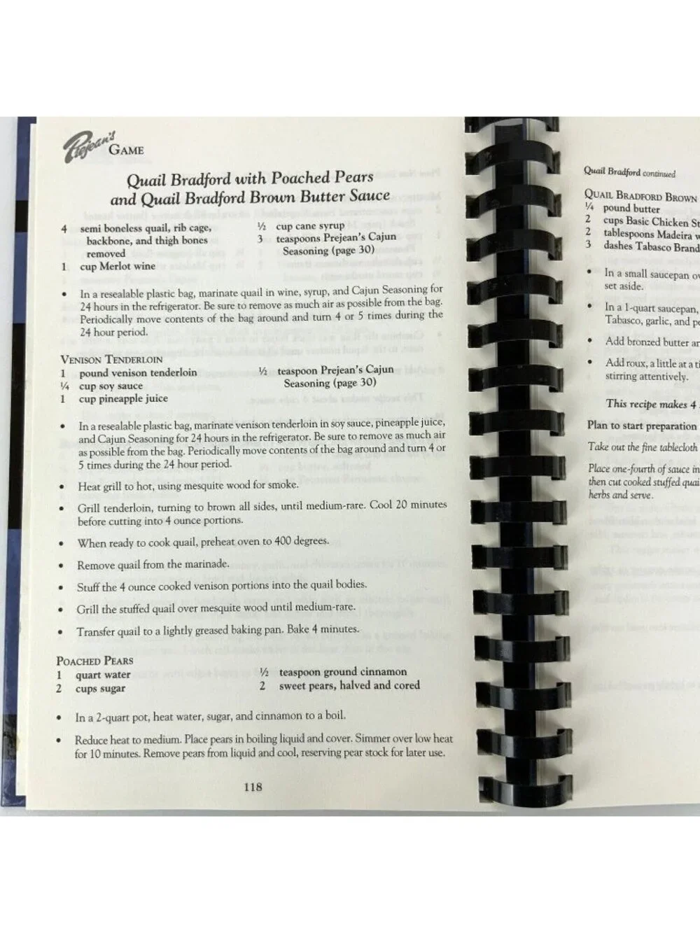 Prejeans Cookbook Simply Cajun Simply Delicious 2004 First Printing Spiral Bound